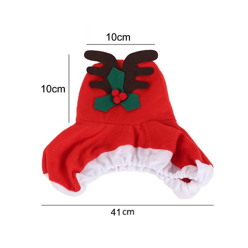 3pcs Set Christmas Elk Toilet Seat Cover Rug Set Decortions for Home Bathroom Ornament