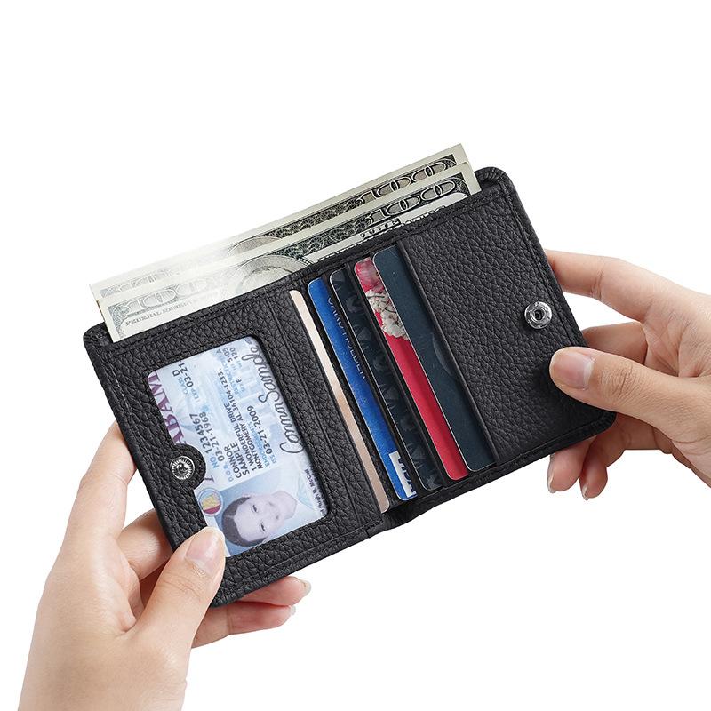 Натуральная кожа RFID ID Кредитный банк Держатель для визитных карточек Коровья кожа — фото 8