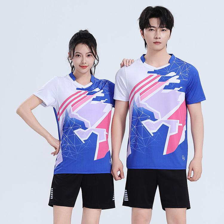 2026 Year of the Horse Breathable Quick-Dry Badminton Uniform Set - Sportswear Top Training Clothing