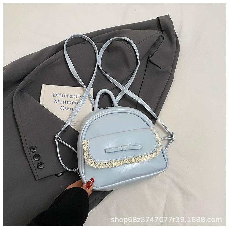 Fashion Popular Bow Handbag Women's 2025 Spring and Summer New Simple Ballet Style Versatile Travel Backpack