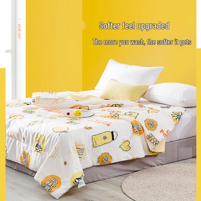 

Purple Charm Antibacterial Washable Summer Fiber Quilt