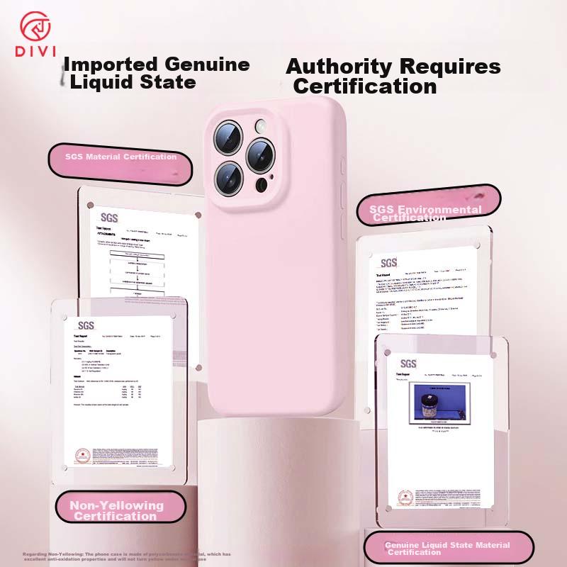 Official Version True LiquidIPhone 12 Case, Liquid Silicone Skin-Friendly Full Camera Protection, Ultra-Thin Shockproof Anti-Scratch Case, Pink