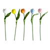 Artificial Tulip Flower 13" Long Stem Fake Tulip Realistic Real Touch PU Faux Flower for Spring Easter Home Kitchen Wedding Decoration