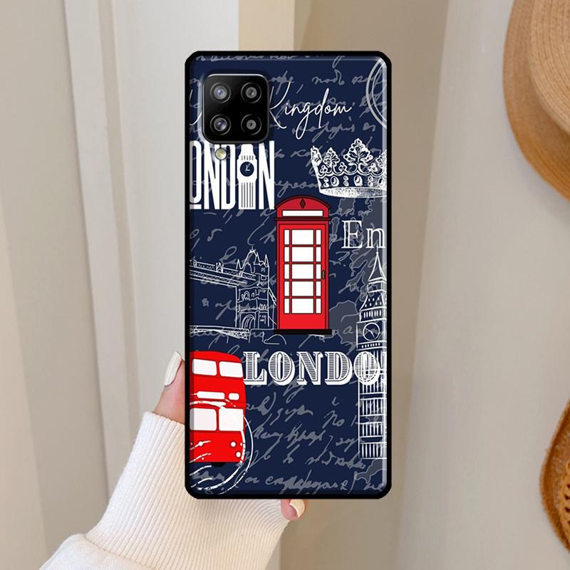 London Bus England Big Ben Case For Samsung Galaxy A16 A56 A36 A26 A25 A54 A34 A14 A52 A32 A12 A13 A33 A53 A15 A35 A55