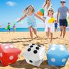Large Inflatable Dice Blow-Up Cube Balloon Party Favors Indoor Outdoor Multiplayer Game Sports Toys for Kids Adults Party