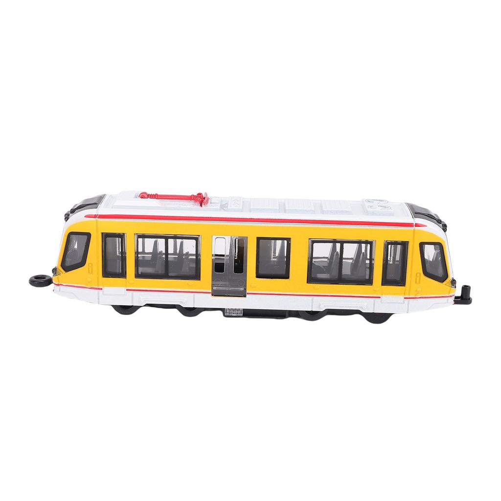 Toy Train Set Alloy Battery Powered Dual Ended Pull Back Lotomotive Train Model for Boys Girls