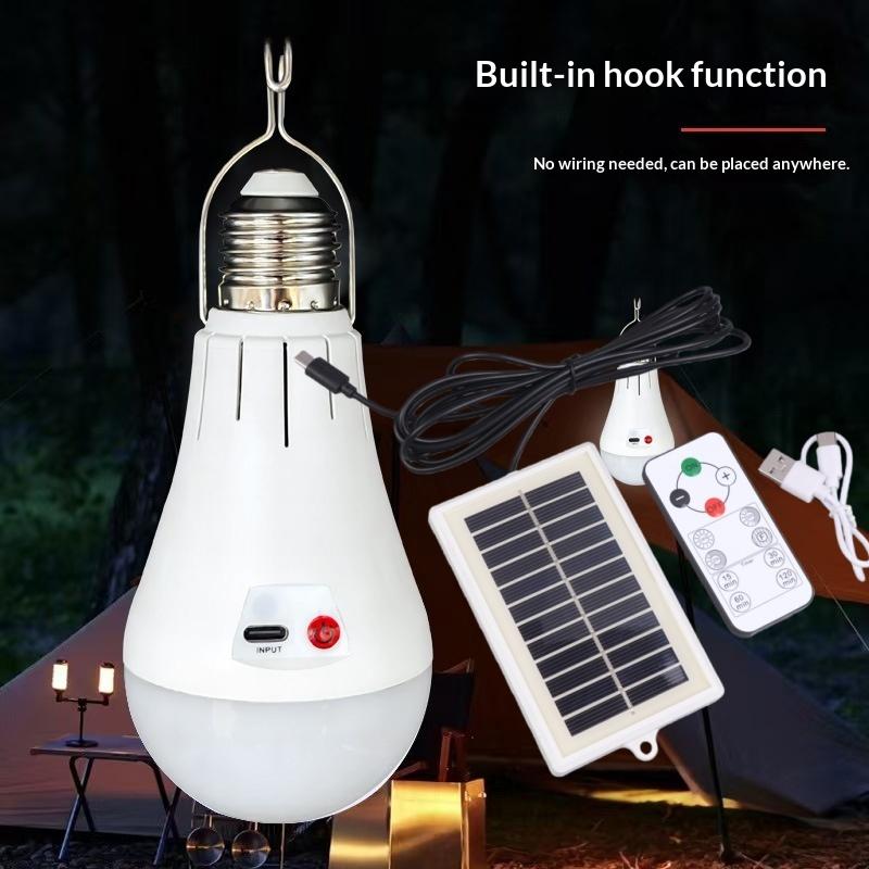 1 Set Lithium Battery Powered E27 Led Bulbs Battery Light Bulb With Hook For Emergency Light Usb Rechargeable Light Bulb