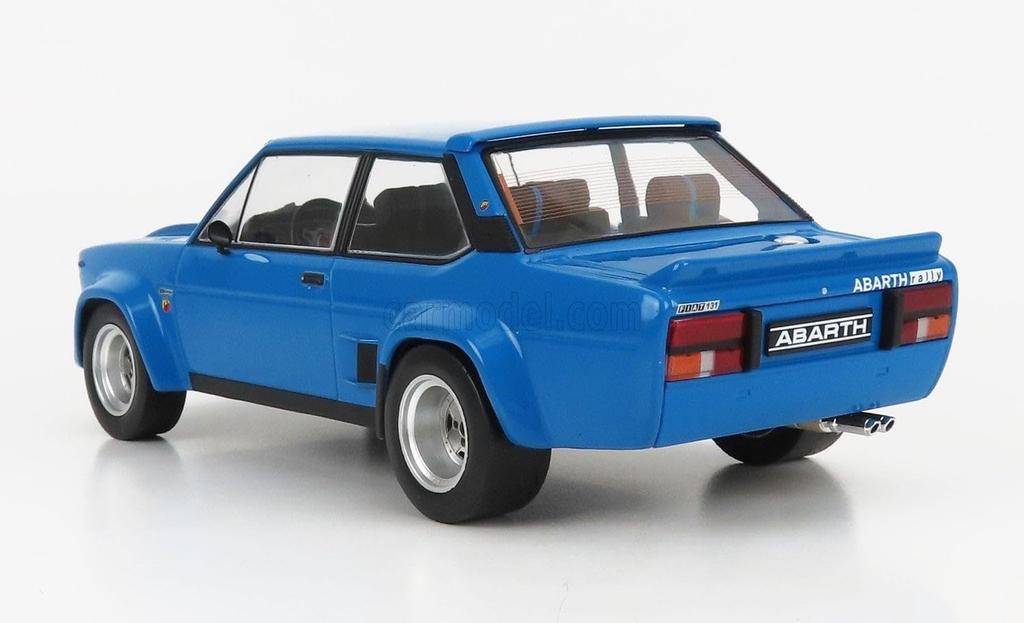 IXO Fiat Abarth Diecast Car Scale FIAT 131 Abarth Rally 1980 1/18 (Blue)