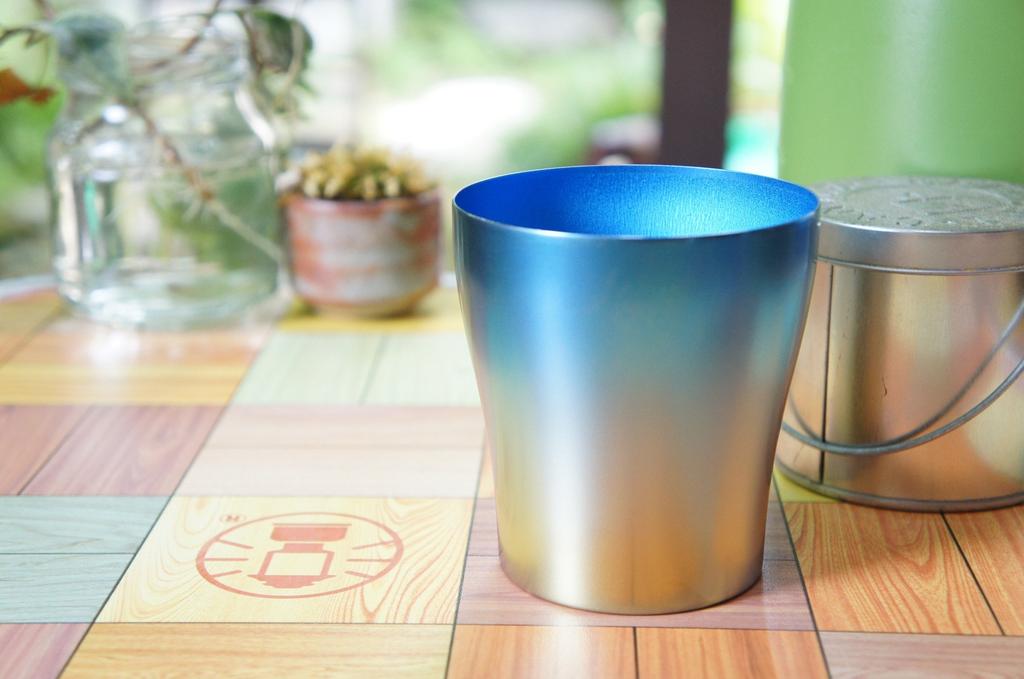 HORIE Made In Niigata Prefecture Pure Titanium Double Tumbler 250cc Dawn Hour Tsubame, (1 Ago) T-15-AM250B