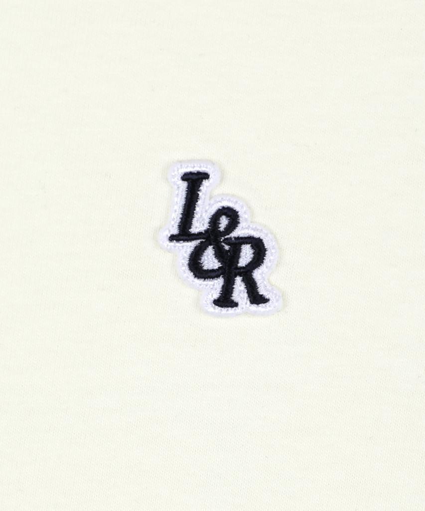 LOSSYROW L&R Patch Point Short-Sleeved T-Shirt Cream