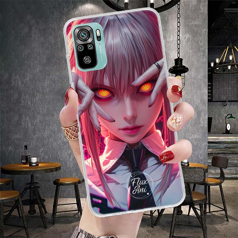 C-Chainsaw Mans Makima Soft Phone Case For Xiaomi Redmi Note 15 14 14S 13 12 Pro Plus 12S 11 11S 11E 10 10S 11T 5G Fundas Coque