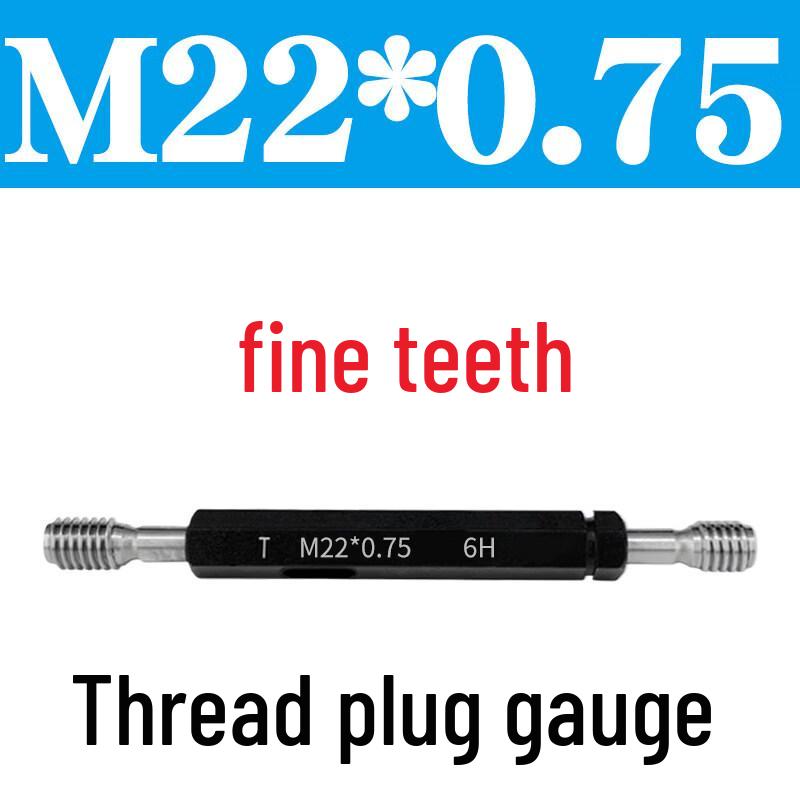 Metric Thread Plug Gauge M22*0.75