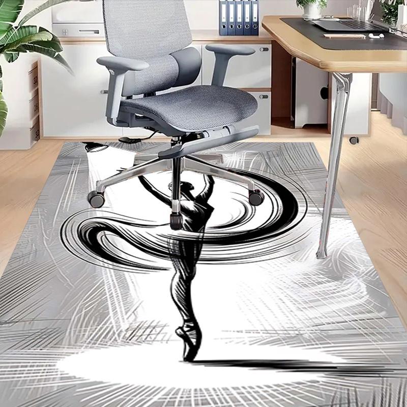 1PC Ballet Dancer Extra Large Non-Slip Floor carpet, Office, family, bedroom, Studio - Large Area Rug Indoor Rugs, Vibrant Colors-A228