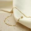 Girls' Simple Chain 316 Material Gold Necklace Fashionable Versatile Personalized Anklet Bracelet