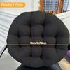 Round Chair Cushion Thick Multifunctional Office Seat Cushion for Bedroom