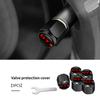 For Volkswagen VW 5pcs Car Tire Theftproof Wheel Air Valve Caps Tyre Stem Cover GTI Tiguan Passat B5 B6 B7 CC Jetta MK5 MK6 Polo CWW1