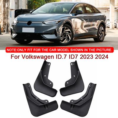 Dla Volkswagen ID.7 ID7 2023 2024 Stylizacja samochodu ABS Chlapacze samochodowe Osłony przeciwbryzgowe Błotniki Chlapacze Przedni Tylny Błotnik Akcesoria samochodowe