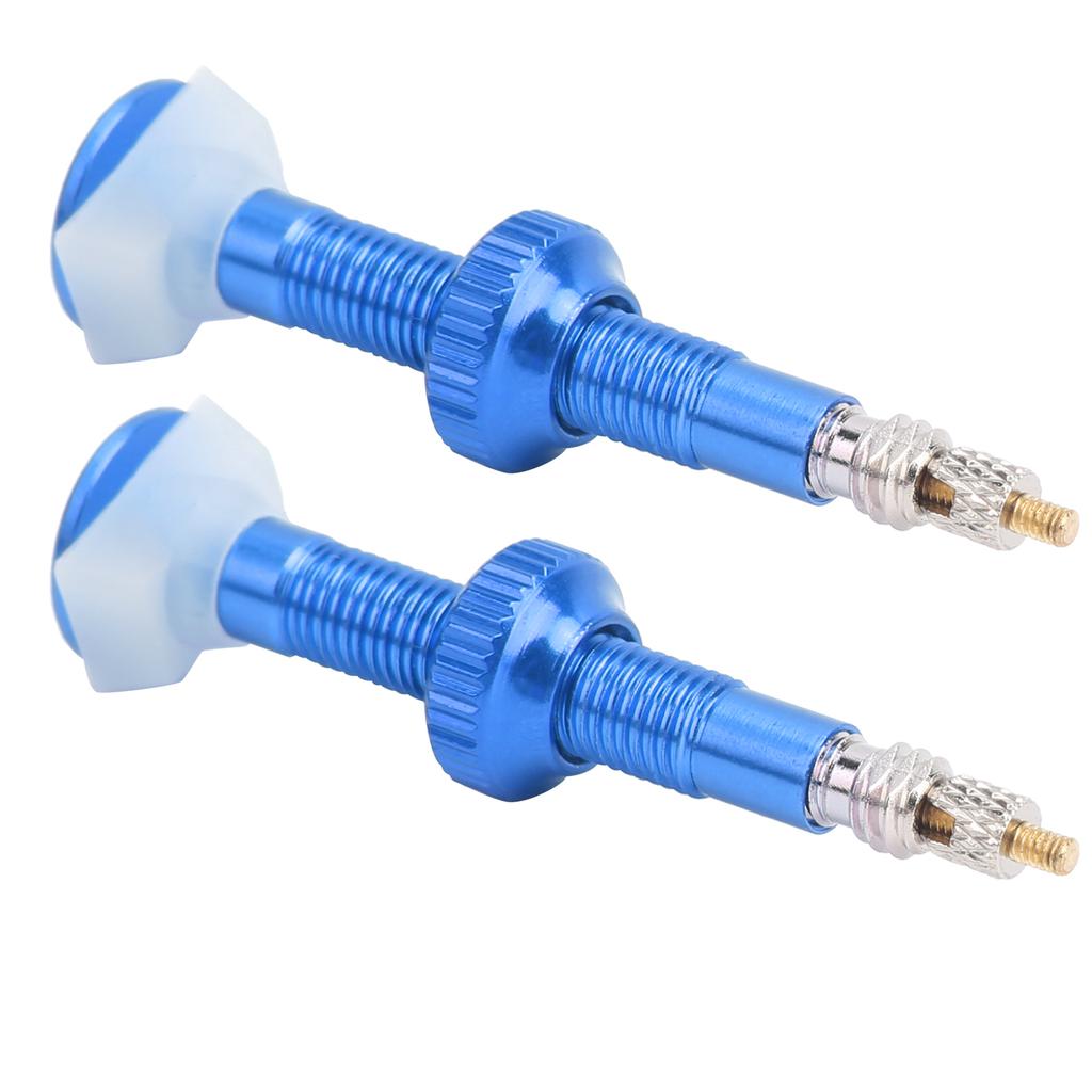 1Pair Mountain Bike Tubeless Air Valve Stem Alloy Presta Valve Extender Accessory