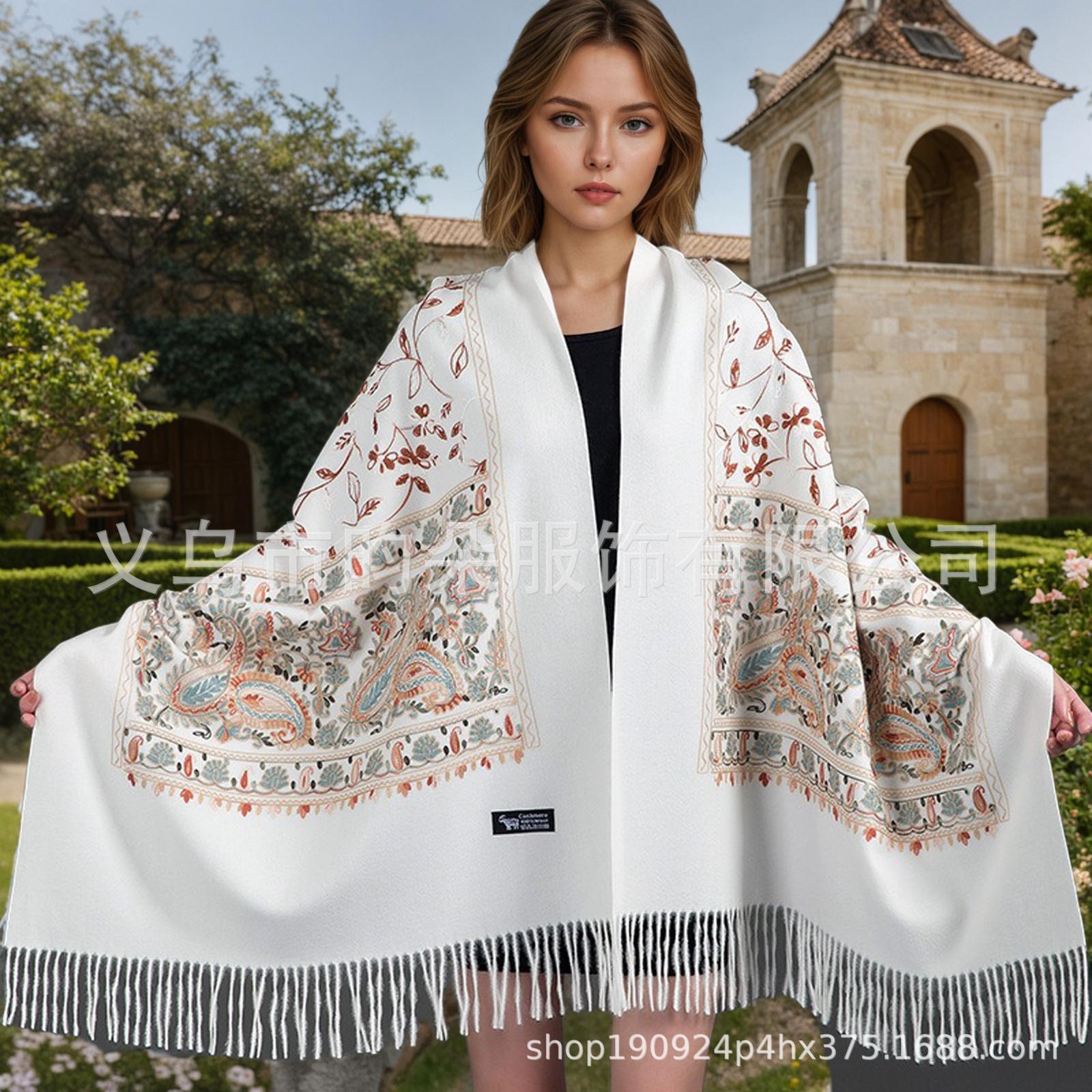 

Женский шарф-шаль из искусственного кашемира One Size