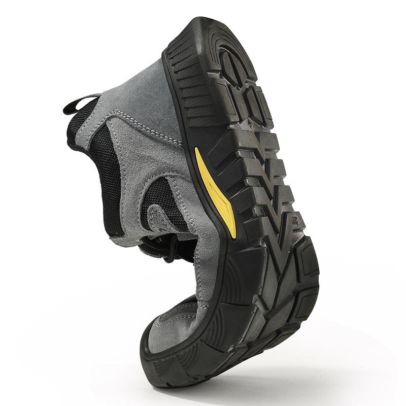 Pantofi de siguranță pentru bărbați Cizme cu vârf de oțel pentru bărbați Anti impact Anti perforare La modă Durabil, moale, în aer liber, pantofi de lucru industrial