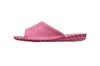 Pansy 9505J Room Made in Size Black Women's Slippers, Japan, Renewed, Hand-Knit, M,