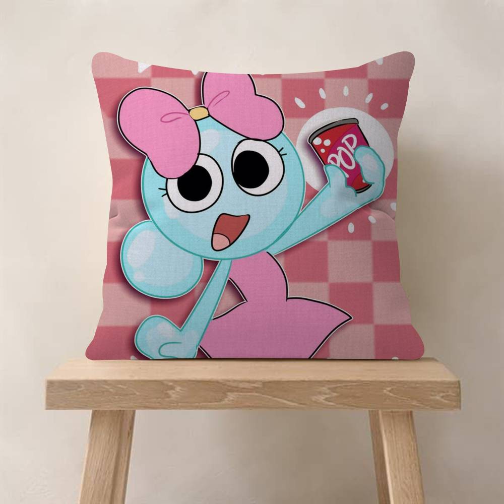 Popular Game DDandys World Cute Cushion Cover Pillow Cover Decor Pillowcase Printed Cushion Case for Couch