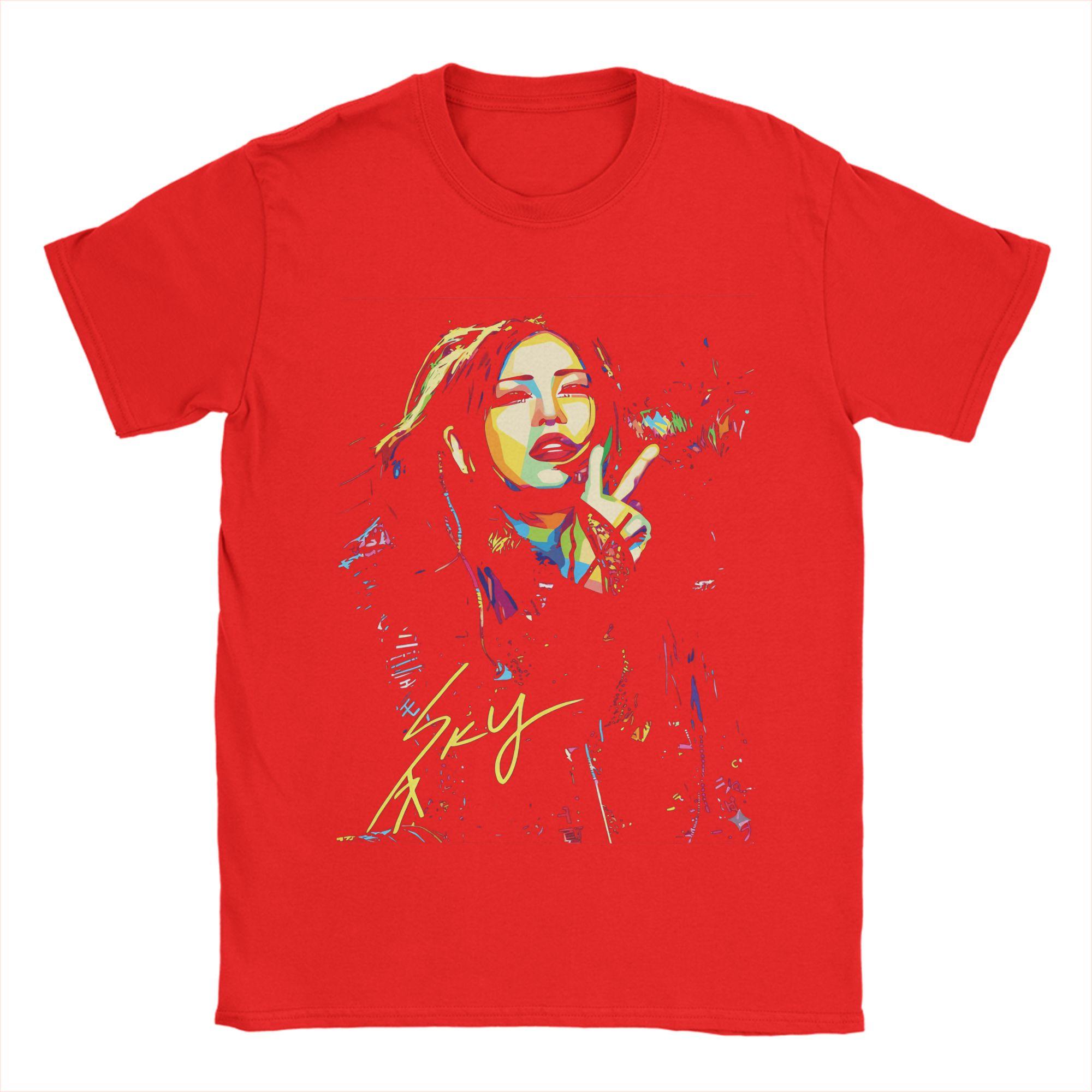 

Cool Iyo Sky Pop Art TShirts for Unisex Crew Neck Cotton T Shirt Short Sleeve Tees Adult Clothes S