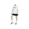 Nike SS23 Basketball Series CHBL Letter Logo Casual Crew Neck Pullover Short Sleeve T-Shirt With Drop Shoulder Women Tops White HF6161-100