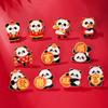 New Year's Badge Cute Animal Panda Spring Festival Brooch Auspicious Fortune Happy Character Activity Supplies Gift Accessories