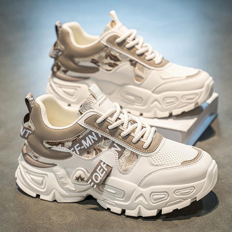Shoes new winter breathable mesh youth sports platform casual little white dad shoes autumn