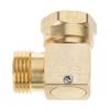 L Shaped Garden Hose Fittings 3/4Inch 90 Degree Hose Swivel Elbow Connector for Irrigation and Car Washing Enduring