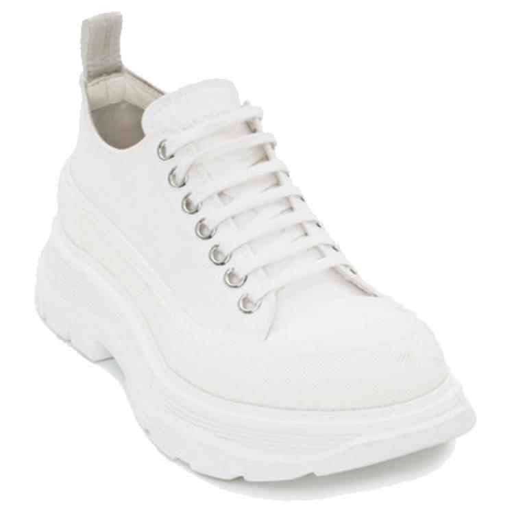 Alexander McQueen Tread Slick Low Lace Up 'White' Women's 611705W4L329000