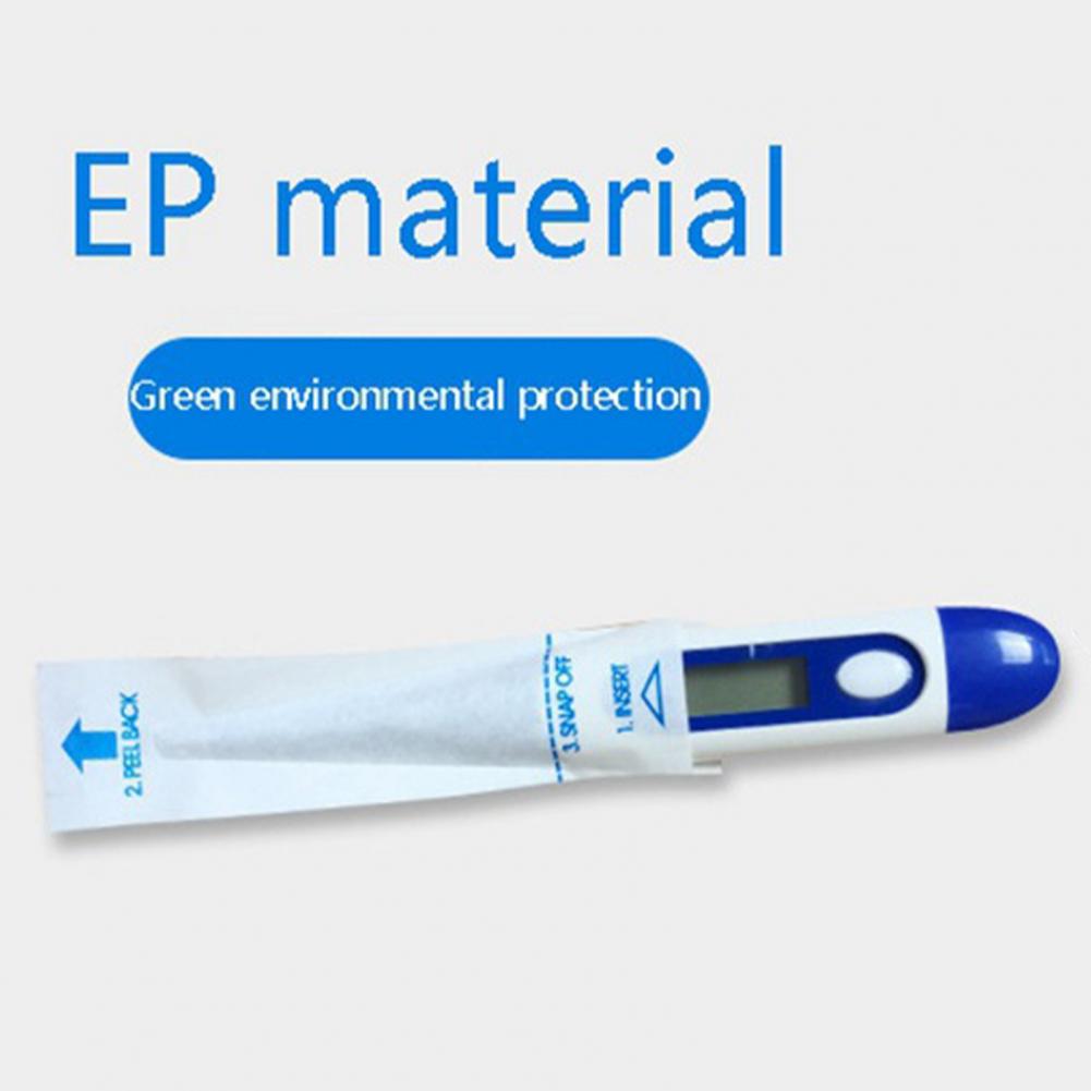 

100Pcs/Set Thermometer Film Useful Oral Thermometer Mouth Cover Protective Thermometer Probe Covers