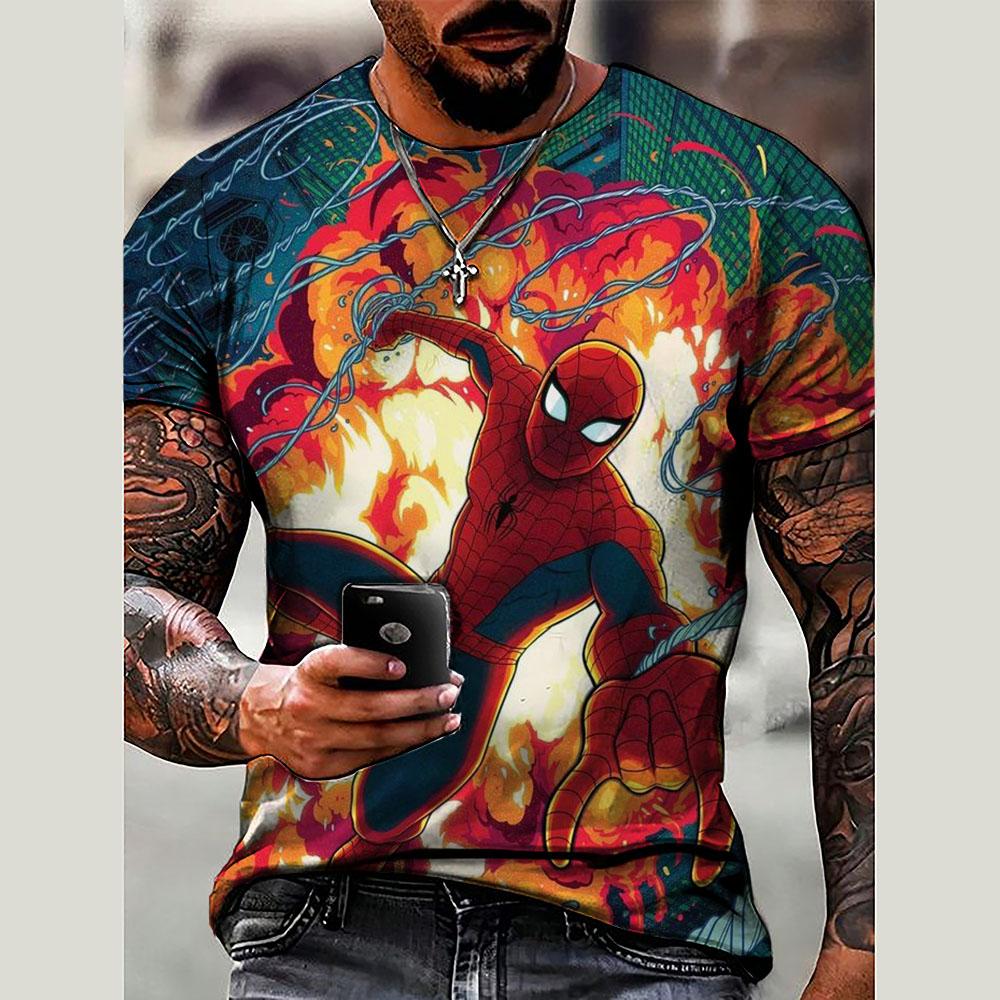 The New 2025 Summer Men's T-shirts Feature Soft and Breathable 3D Pattern Printing, Which Is Casual and Fashionable.