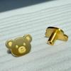 6pack Brass Knobs for Kids, Car Shape Pulls for Nusery Room, Cute Decorative Handles for Boys and Girls (Bear)