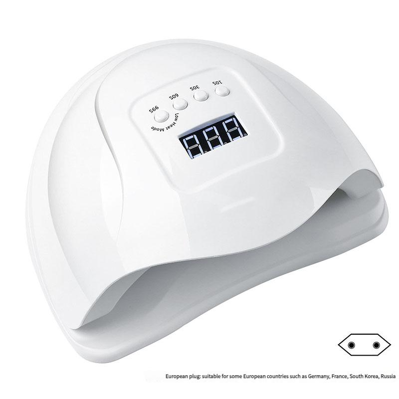 48W Professional Nail Lamp - UV LED Gel Polish Dryer with Auto Shut Off for Manicure Pedicure Portable Nail Curing Machine