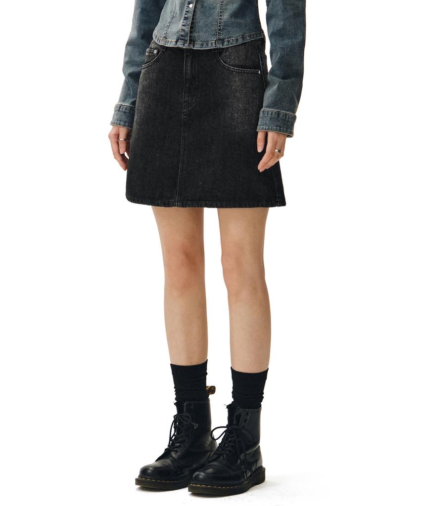 Deketeuumeon Signature Mini Skirt Dcsk001Blacka