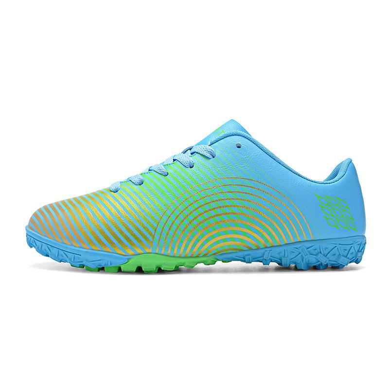 Cross-border New Student Football Shoes Professional Grass Training Shoes Non-slip Broken Nails Indoor Football Shoes Factory Straight Hair