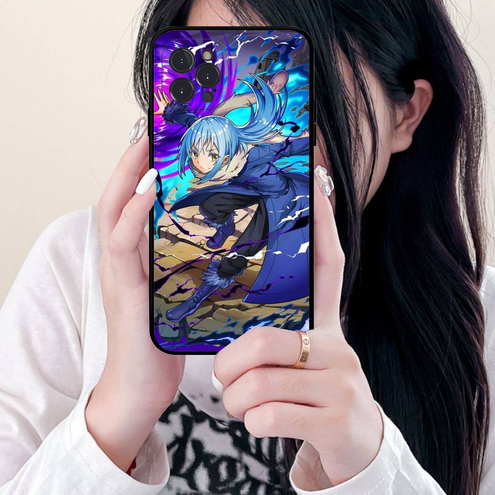Slime Anime Rimuru Tempest Phone Case For IPhone 16 15 14 13 12 Mini 11 Pro XS Max X XR SE 6 7 8 Plus Soft Silicone Cover
