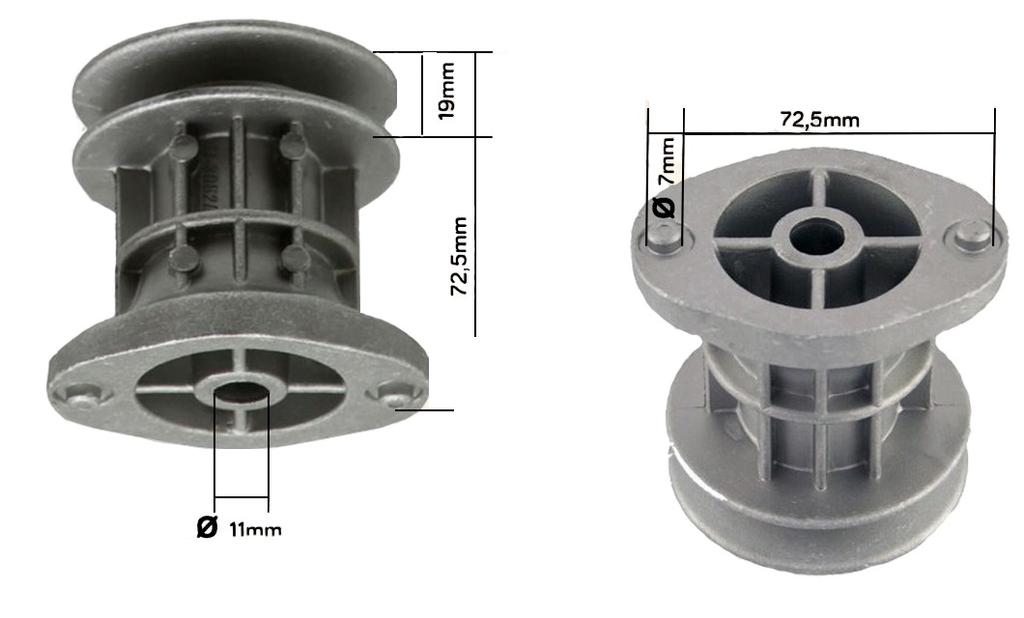 Oleo-Mac Blade Mounting Hub For Oleo-Mac, Efco, Victus 66030256R Self-Propelled Lawn Mowers