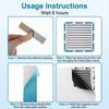 Adhesive Metal Plates 20PCS Self-Adhesive Steel Strips Magnetic Mounting Plates For Magnet Hold, Cabinet Kitchen Door Vent
