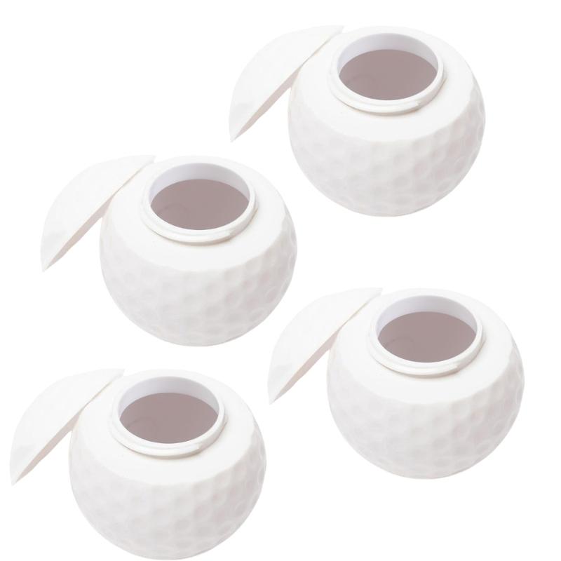 1/3Pcs Golf Balls Shape Shot Glass With Lid Reusable Wine Cup Plastic Golf Shot Glasses Gift For Golf Enthusiasts
