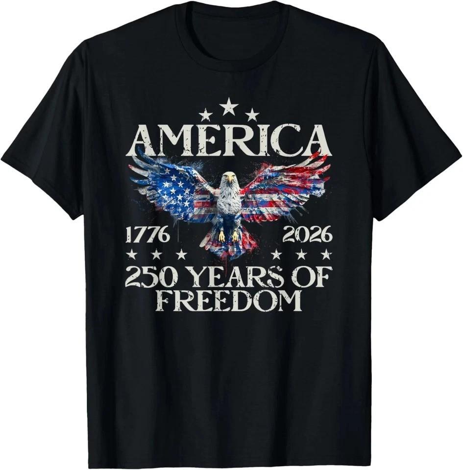 America 250th Celebration 250 Years America Eagle T-Shirt S разноцветный