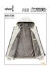 Men's Plus Velvet Thick Hooded Windbreaker - Large Size Warm Loose Workwear Jacket
