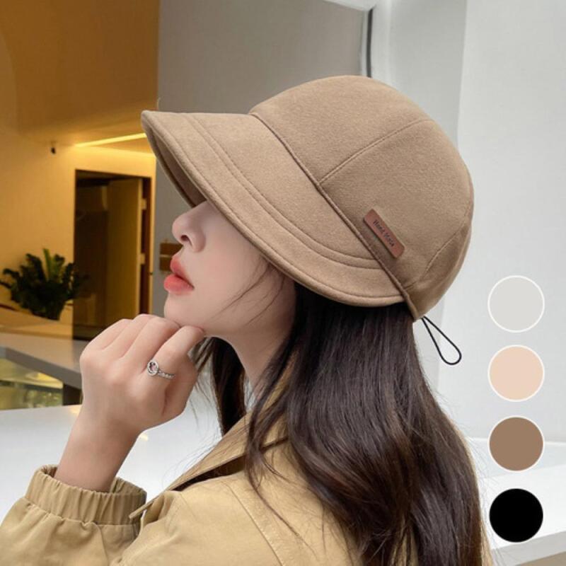 Hoody Wide Hat Golden 4 Colors Four Seasons Women ivory