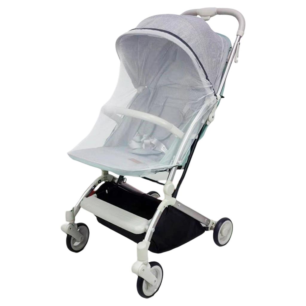 Plasă Completă Anti-Insecte pentru Bebeluși, Plasă de Țânțari pentru Cărucior, pentru Portbebe, Cărucior, Baldachin Universal pentru Cărucior, Husă Plasă Anti-Insecte