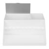 Eyelash Extension Compartment Box Dustproof 9 Holes Eyelash Extension Display Box for Makeup White