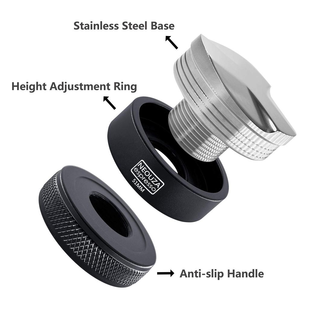 NEOUZA 51mm Coffee Distributor (Espresso DispenserLeveler) - Compatible with DeLonghi EC680EC685 Portafilters