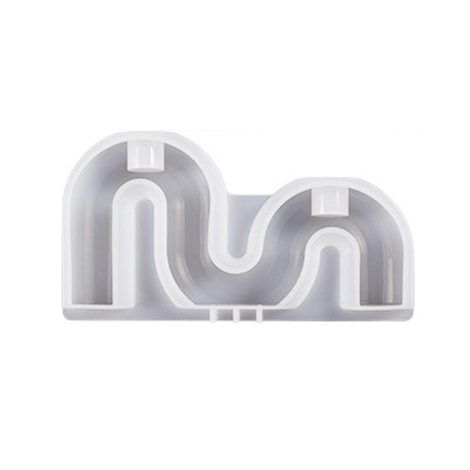 

U-образная силиконовая форма для подсвечника для DIY домашних украшений, арочная форма для подсвечника, многоразовая форма для литья из смолы 5