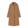 Kaslead New Arrival Women's Fashion Style Stylish Simple and Versatile Casual Single-Breasted Trench Coat Outwear